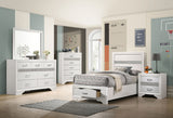 Miranda Storage Bed & Bedroom Sets - 5pcs- Twin Bed + Nightstand + Dresser + Mirror + Chest