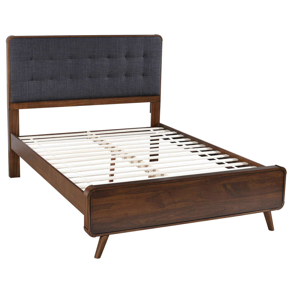 Robyn Mid-Century Platform Bed & Bedroom Sets - Queen - Bed Only
