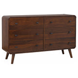 Robyn Mid-Century Platform Bed & Bedroom Sets - 6-Drawer Dresser