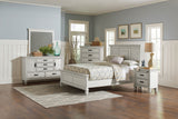 Franco Panel or Storage Bed & Bedroom Sets - 5pcs- Eastern King Panel Bed + Nightstand + Dresser + Mirror + Chest