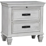 Franco Panel or Storage Bed & Bedroom Sets - 2-Drawer Nightstand