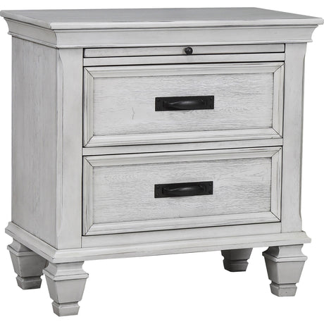 Franco Panel or Storage Bed & Bedroom Sets - 2-Drawer Nightstand