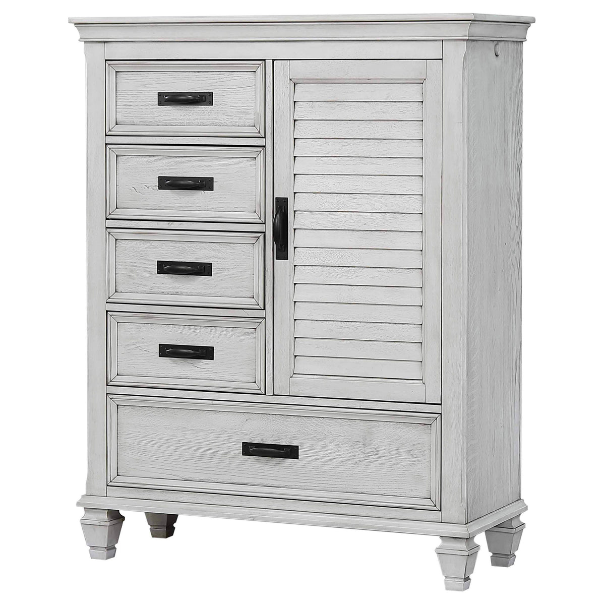 Franco Panel or Storage Bed & Bedroom Sets - 5-Drawer Door Chest