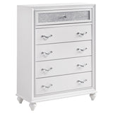 Barzini Panel Bed & Bedroom Sets - 5-Drawer Chest