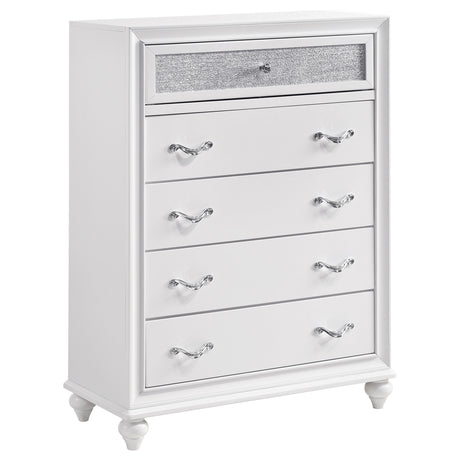 Barzini Panel Bed & Bedroom Sets - 5-Drawer Chest
