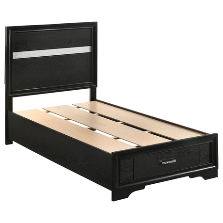 Miranda Storage Panel Bed & Bedroom Sets - Twin Storage Bed Only