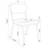 Retro 60" Oval Dining Table & 5-Piece Sets - 1950s Diner Style in White & Chrome with Black or Red Chairs – view 18