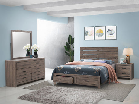 Brantford Slatted Panel or Storage Bed & Bedroom Sets - Queen