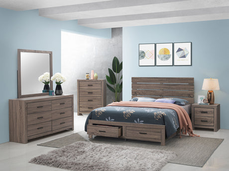Brantford Slatted Panel or Storage Bed & Bedroom Sets - Queen