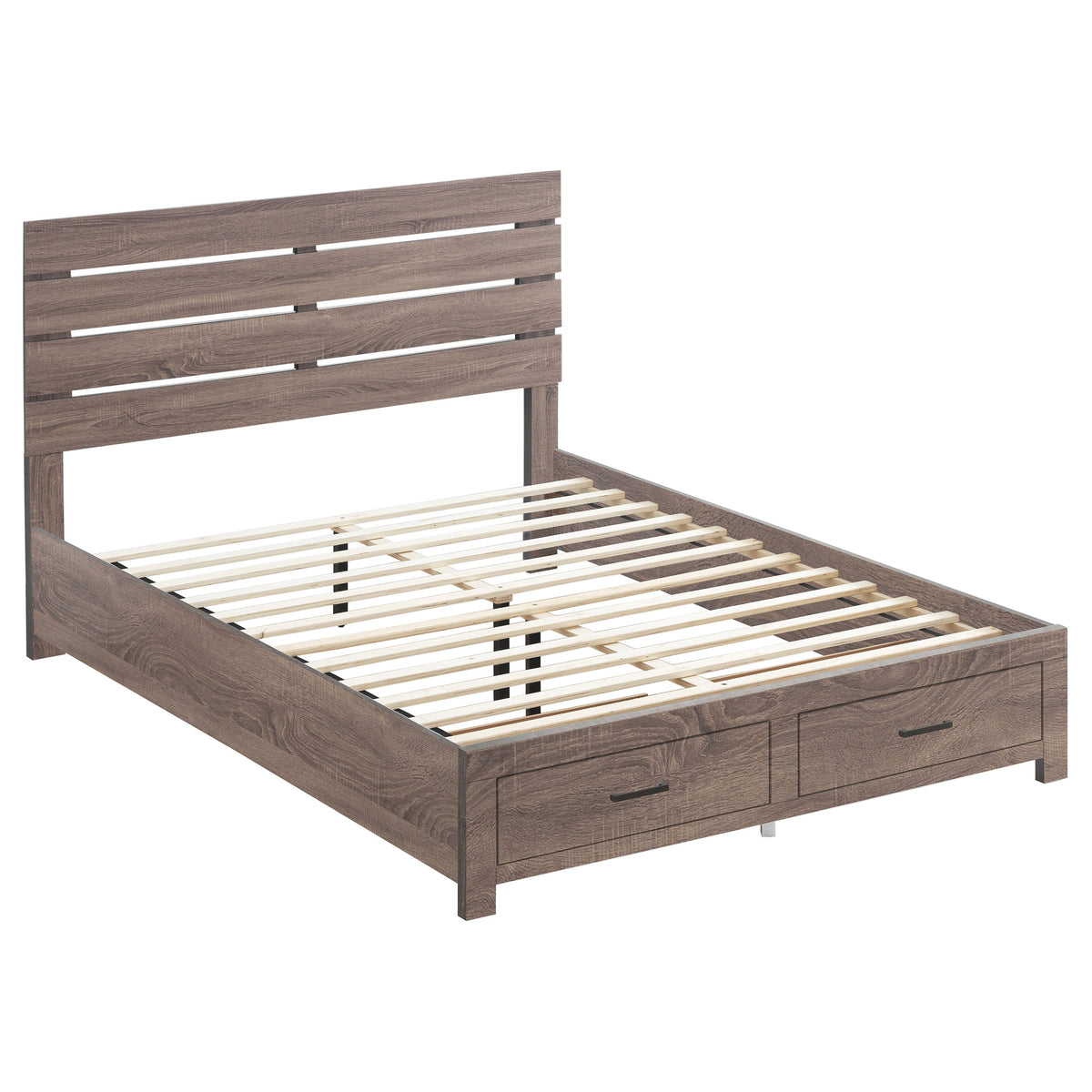 Brantford Slatted Panel or Storage Bed & Bedroom Sets - Queen