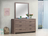 Brantford Slatted Panel or Storage Bed & Bedroom Sets - Farmhouse Barrel Oak, Queen or Eastern King - lifestyle