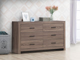 Brantford Slatted Panel or Storage Bed & Bedroom Sets - Farmhouse Barrel Oak, Queen or Eastern King - lifestyle