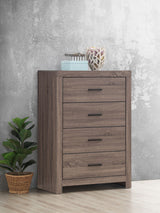 Brantford Slatted Panel or Storage Bed & Bedroom Sets - Farmhouse Barrel Oak, Queen or Eastern King - lifestyle