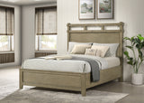 Hazlewood Storage or Panel Bed & Bedroom Sets - Open-Slat Headboard in Vineyard Oak, Queen or Eastern King - lifestyle