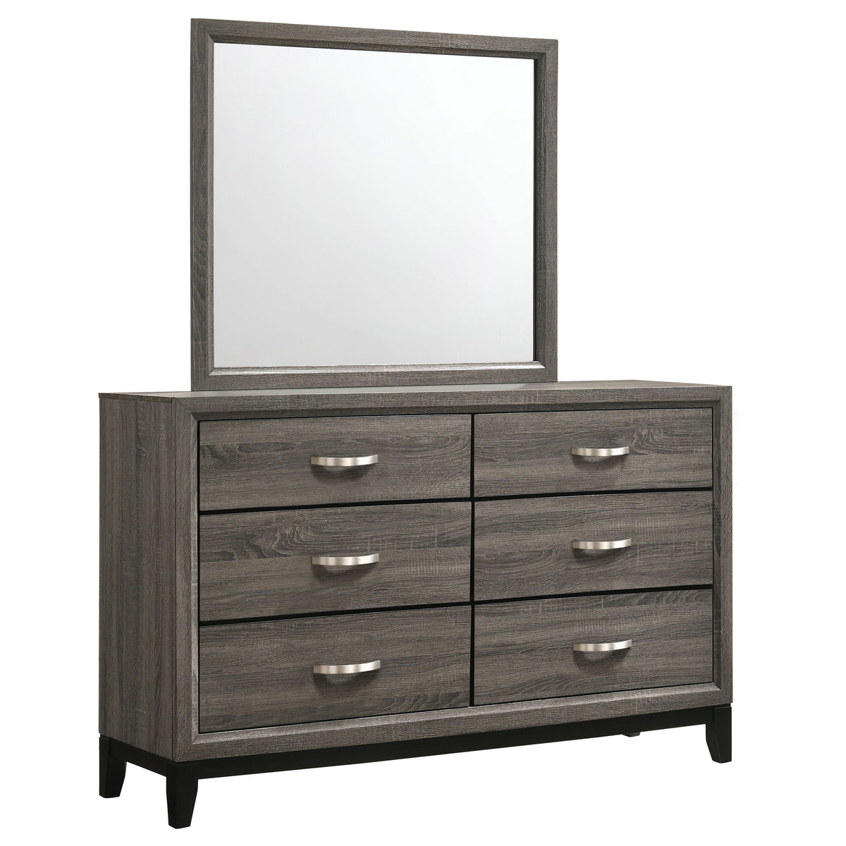 Watson Panel Bed & Bedroom Sets - Dresser with Mirror