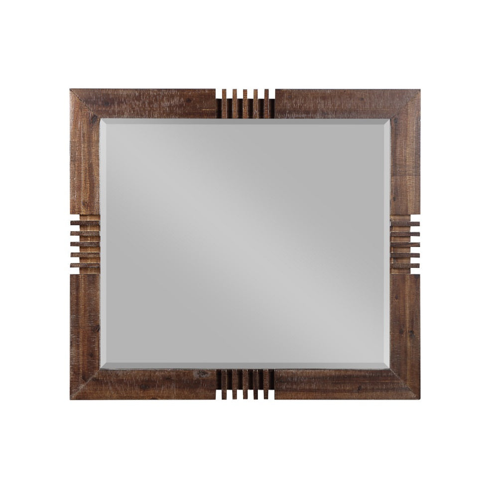 Andria Entertainment Center & Beveled Mirror