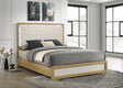 Hyland LED Panel Bed & Bedroom Sets - Natural & White Two-Tone, Queen & Eastern King – view 1