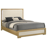Hyland LED Panel Bed & Bedroom Sets - Natural & White Two-Tone, Queen & Eastern King – view 17
