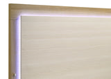 Hyland LED Panel Bed & Bedroom Sets - Natural & White Two-Tone, Queen & Eastern King – view 19
