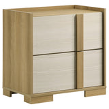 Hyland LED Panel Bed & Bedroom Sets - 2-Drawer Nightstand