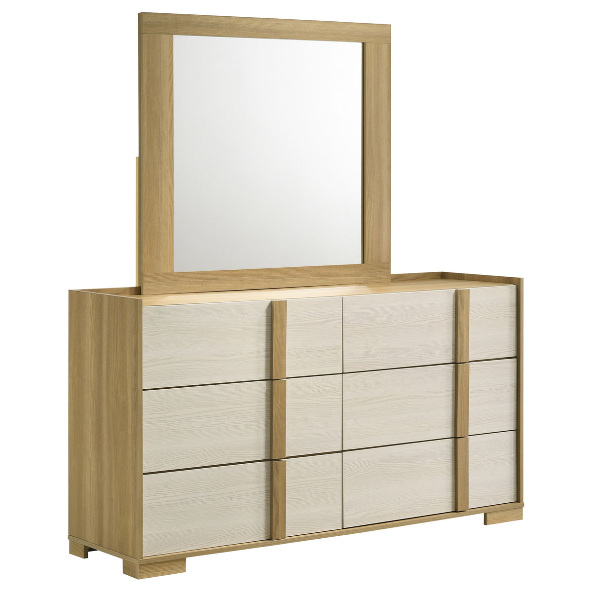 Hyland LED Panel Bed & Bedroom Sets - Dresser with Mirror
