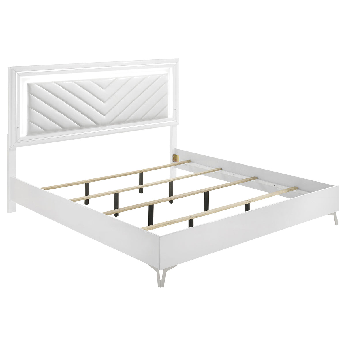 Cassia LED Panel Bed & Bedroom Collection - Eastern King Bed Only