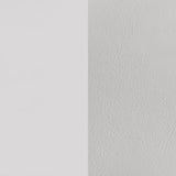 Cassia LED Panel Bed & Bedroom Collection - Chevron-Tufted Headboard, White High Gloss with Chrome – view 19