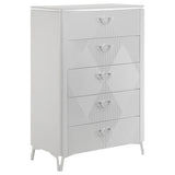 Cassia LED Panel Bed & Bedroom Collection - 5-Drawer Chest