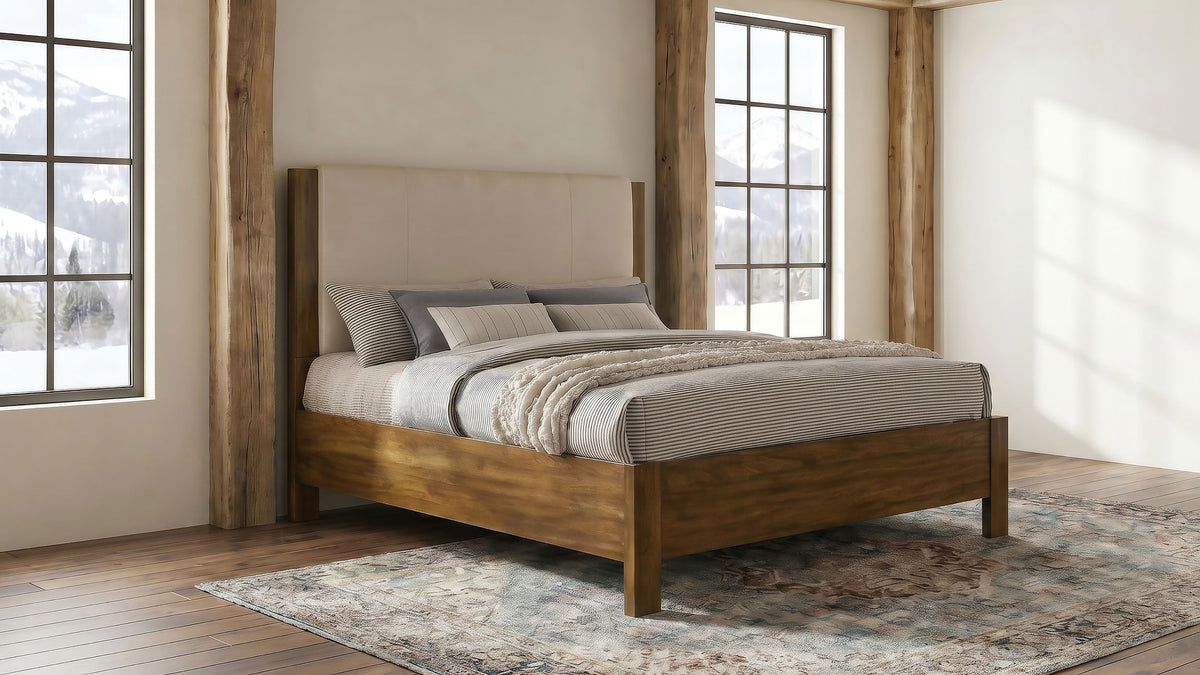 Adderley Panel Bed - lifestyle