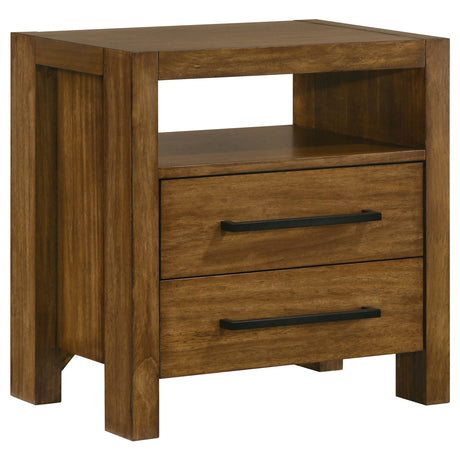 Adderley Panel Bed & Bedroom Sets - 2-Drawer Nightstand