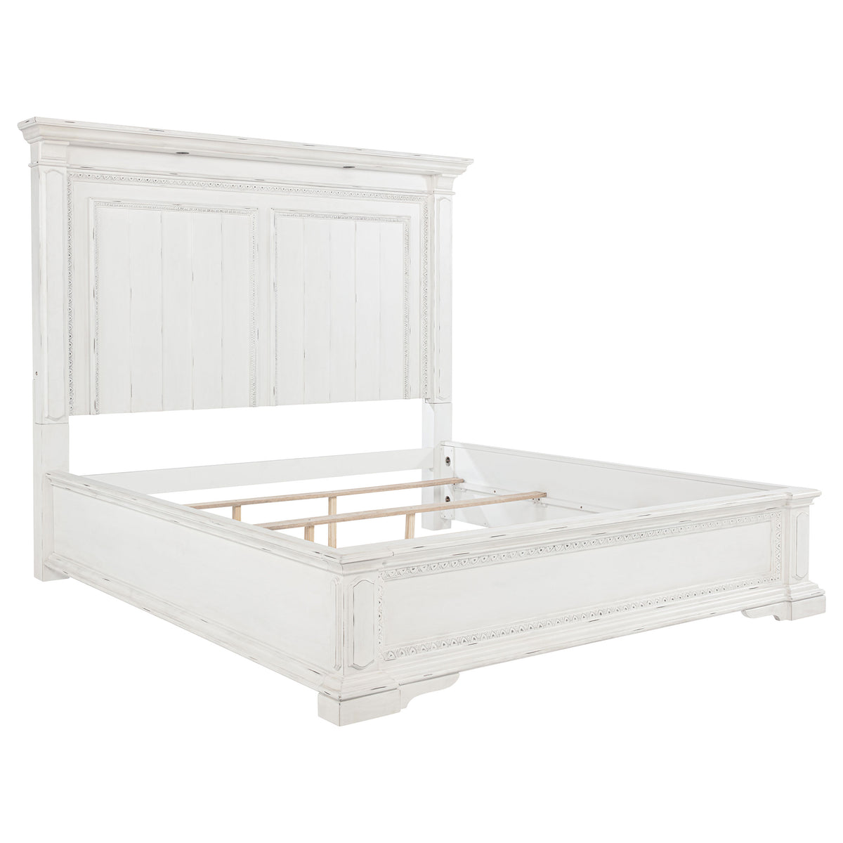 McKinney Panel Bed & Bedroom Sets with LED Reading Lights - California King Panel Bed Only