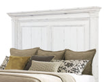 McKinney Panel Bed & Bedroom Sets with LED Reading Lights - Traditional Distressed Vintage White