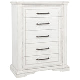 McKinney Panel Bed & Bedroom Sets with LED Reading Lights - 5-Drawer Chest