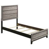 Watson Groove-Detailed Panel Bed & Bedroom Sets - Twin, Bed Only