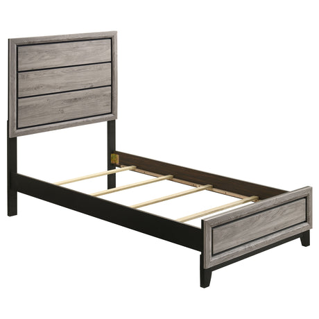 Watson Groove-Detailed Panel Bed & Bedroom Sets - Twin, Bed Only
