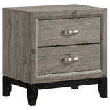 Watson Groove-Detailed Panel Bed & Bedroom Sets - 2-Drawer Nightstand