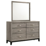 Watson Groove-Detailed Panel Bed & Bedroom Sets - Dresser + Mirror
