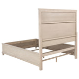 Pembroke Upholstered Panel Bed & Bedroom Sets - Coastal Washed Oak with Cream Headboard & Nailhead Trim – view 16