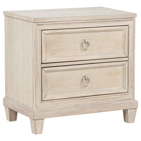 Pembroke Upholstered Panel Bed & Bedroom Sets - 2-Drawer Nightstand