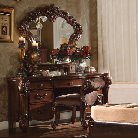 Vendome Arched Mirror & Vanity Stool