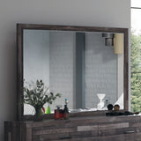 Juniper Butcher Block Wall Mirror