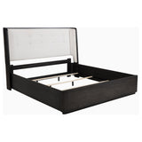 Leandro Wingback Bed & Bedroom Sets - Eastern King Wingback Bed Only