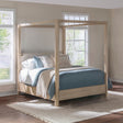 Solano Canopy or Panel Bed & Bedroom Sets - Sculpted Coastal Design in Weathered Mango, Queen to California King - lifestyle