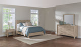 Solano Canopy or Panel Bed & Bedroom Sets - 4pcs- Eastern King Panel Bed + Nightstand + Dresser + Mirror