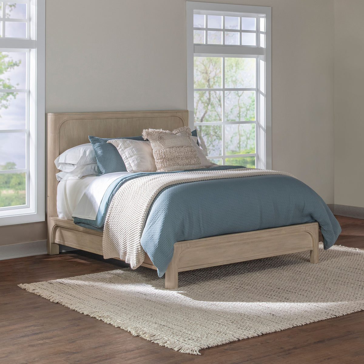 Solano Canopy or Panel Bed & Bedroom Sets - California King Panel Bed Only