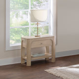 Solano Canopy or Panel Bed & Bedroom Sets - Sculpted Coastal Design in Weathered Mango, Queen to California King - lifestyle