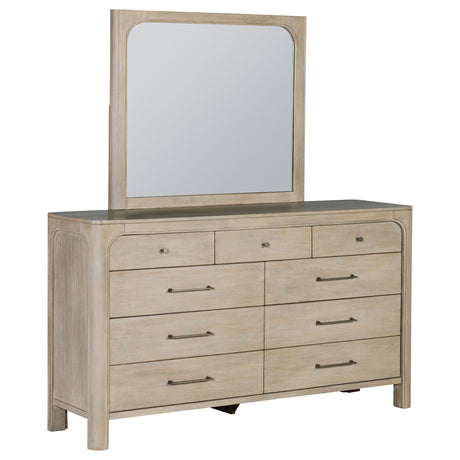Solano Canopy or Panel Bed & Bedroom Sets - Dresser + Mirror
