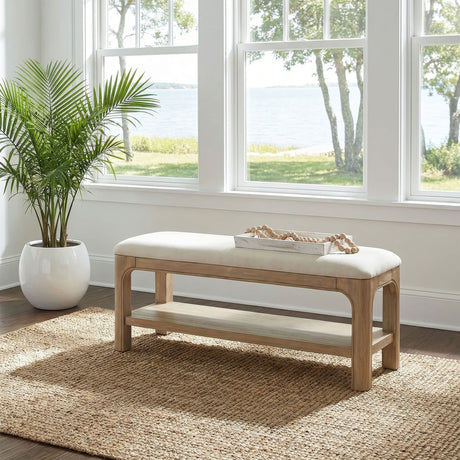 Solano Canopy or Panel Bed & Bedroom Sets - Sculpted Coastal Design in Weathered Mango, Queen to California King - lifestyle