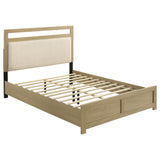 Hendricks Queen Platform Bed & Bedroom Sets - Upholstered Headboard, Queen Bed Only