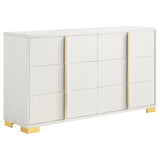Marceline LED Panel Bed & Bedroom Sets - 6-Drawer Dresser